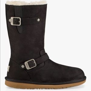 Kids Ugg Kensington Leather Boots size 3